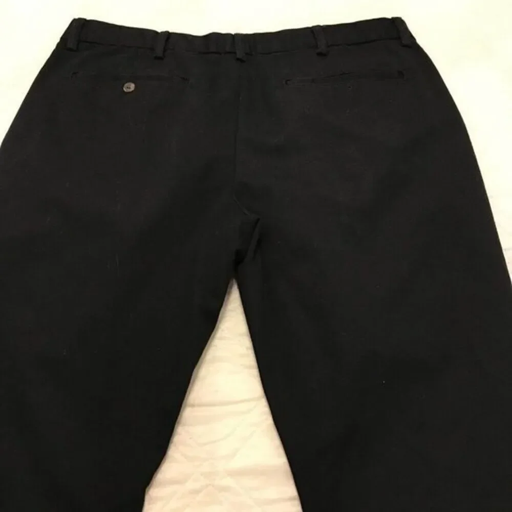 St‎ Johns Bay easy care black dress pants 38X29